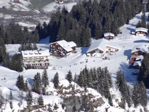 Direkt neben Bergstation Pizol